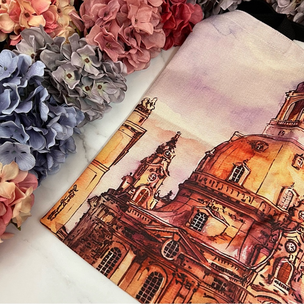 Eco-Friendly Dresden's Frauenkirche of Germany Folding Tote Bag - Picture 8 of 16